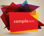 Abstract Banner Vector Graphic